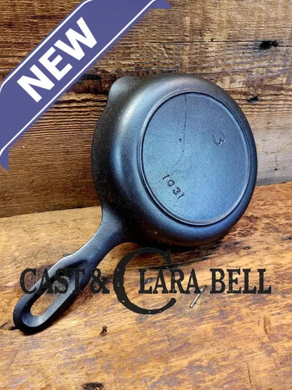Griswold Iron Mountain #3 Cast Iron Egg Skillet with Heat Ring 1031 SC24