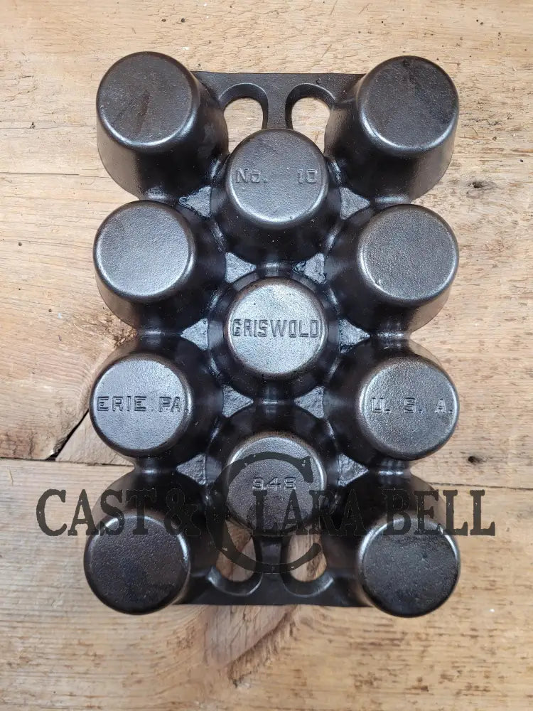 Griswold No. 10 Popover Pan 948. Variation 15 Closed Frame. Ready To Make Delicious Brownies