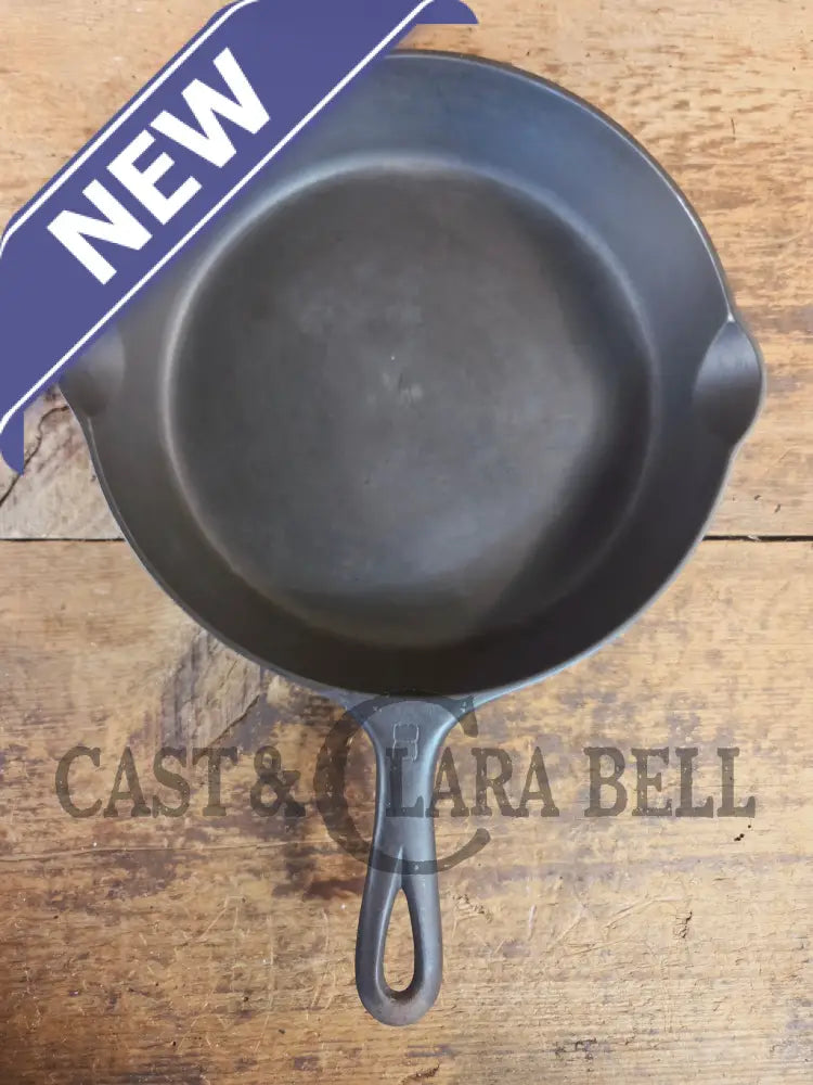 Griswold No. 8 Cast Iron Skillet with Small Block Logo and Smooth Bottom 704 L - Skillet