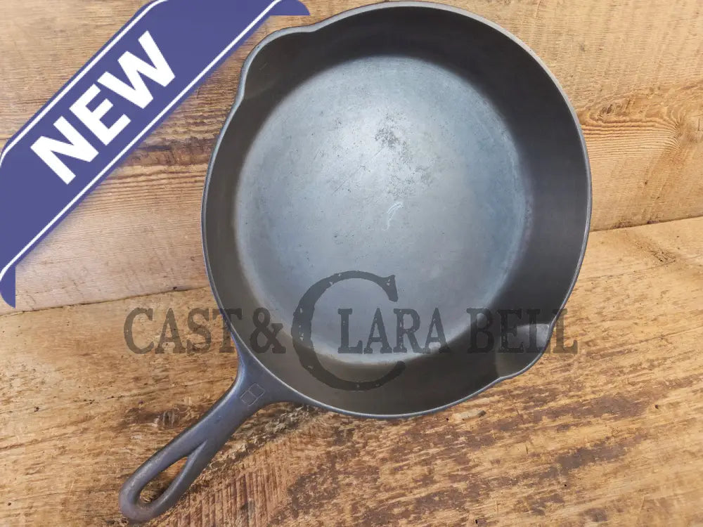 Griswold No. 8 Cast Iron Skillet with Small Block Logo and Smooth Bottom 704 L - Skillet
