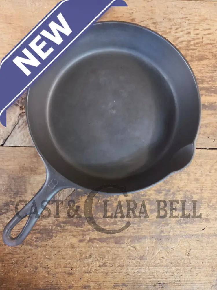 Griswold No. 8 Cast Iron Skillet with Small Block Logo and Smooth Bottom 704 L - Skillet