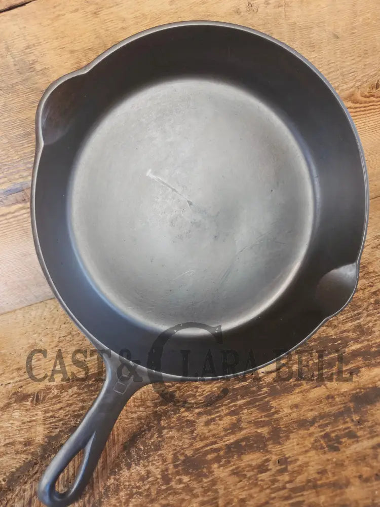 Griswold No. 8 Cast Iron Skillet with Small Block Logo and Smooth Bottom 704 L - Skillet