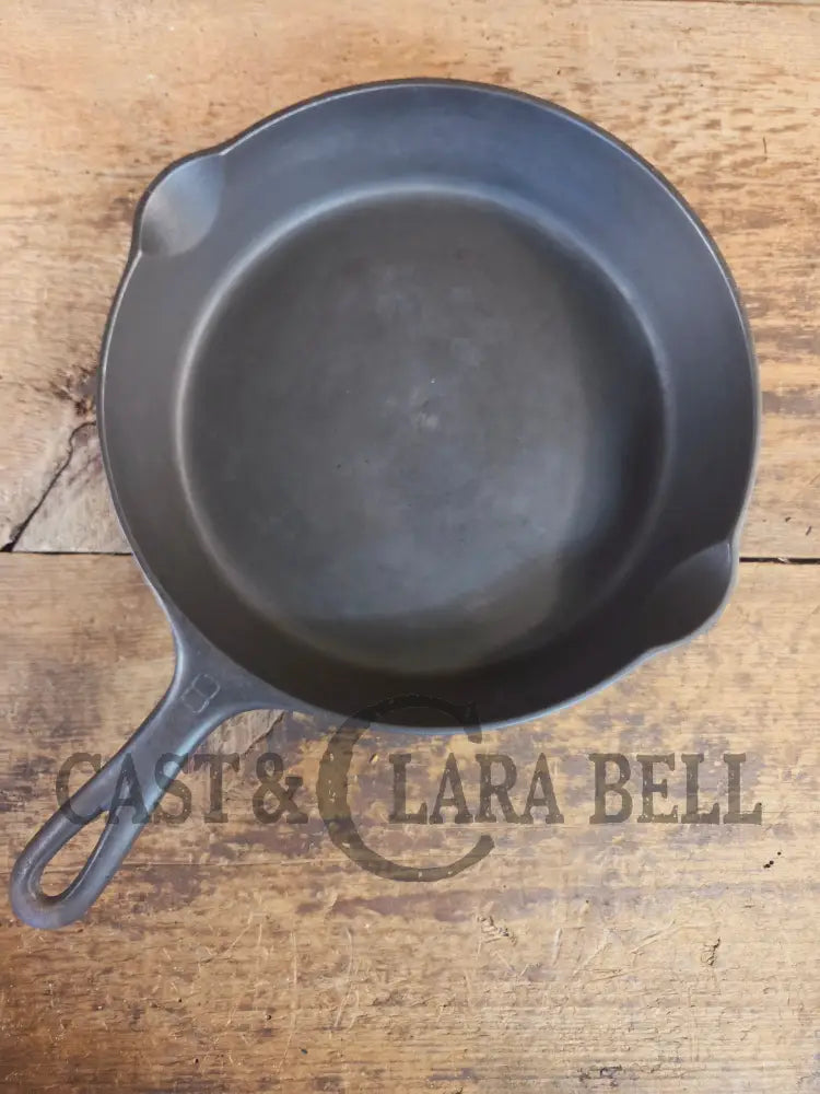 Griswold No. 8 Cast Iron Skillet with Small Block Logo and Smooth Bottom 704 L - Skillet