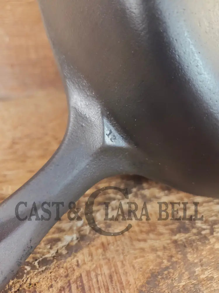 Griswold No. 8 Cast Iron Skillet with Small Block Logo and Smooth Bottom 704 L - Skillet