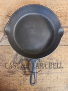 Griswold No. 8 Cast Iron Skillet with Small Block Logo and Smooth Bottom 704 L - Skillet