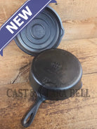 Griswold No. 8 DEEP Skillet (Chicken Fryer) Small Block Logo 777 & No. 8 Skillet Lid Small Block Logo 2098 - Skillet