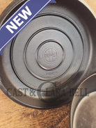 Griswold No. 8 DEEP Skillet (Chicken Fryer) Small Block Logo 777 & No. 8 Skillet Lid Small Block Logo 2098 - Skillet
