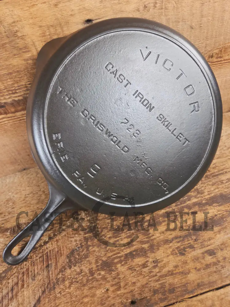 1920’s Griswold’s Victor #9 Skillet with Heat Ring 723. A favorite of ours in the kitchen - Skillet