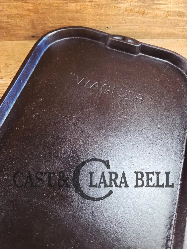 Hard to Find! 1890’s Era Wagner Block Straight #9 Griddle. Restored and Ready to Add to Your Collection! GORGEOUS