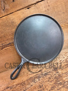 Hard to find 1910’s Early Favorite Piqua Ware #8 Cast Iron Griddle Arc Straight Logo Griddle