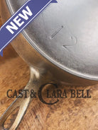 Hard to Find 1910’s Era Wagner made SIDNEY Block Logo #12 Cast Iron Skillet. Great big bacon skillet Skillet