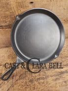 Hard to Find! 1910’s Griswold #108 Skillet Griddle Slant logo c/n 201. Great for everyday flat iron. GORGEOUS to use