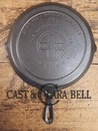 Hard to Find! 1910’s Griswold #108 Skillet Griddle Slant logo c/n 201. Great for everyday flat iron. GORGEOUS to use