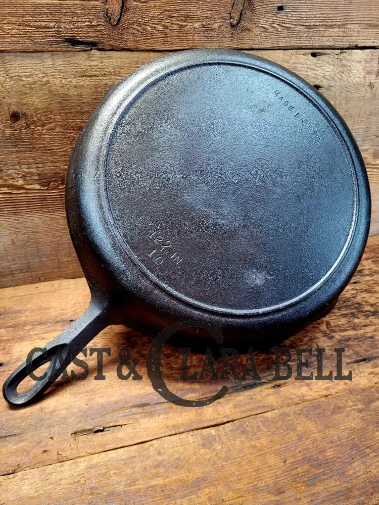 Hard To Find 1920’S Birmingham Stove & Range Century Series #10 Skillet With Beautiful Swirls!