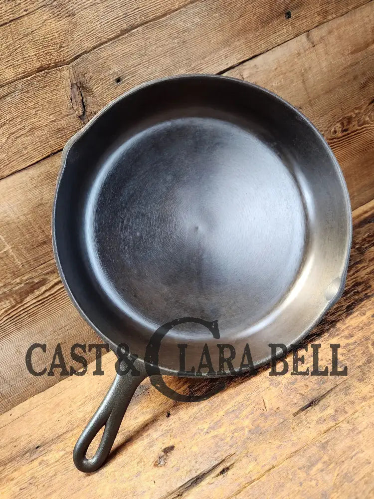 Hard To Find 1920’S Birmingham Stove & Range Red Mountain Series #10 Skillet With Heat Ring 10D