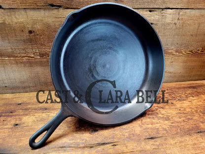 Hard To Find 1920’S Birmingham Stove & Range Red Mountain Series #10 Skillet With Heat Ring