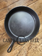Hard to find 1920’s Birmingham Stove & Range Red Mountain Series #10 Skillet with Heat Ring. Great bacon skillet or
