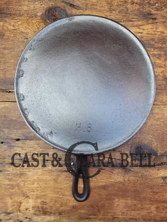 Hard To Find! 1920’S Birmingham Stove & Range Red Mountain Series #8H Cast Iron Round Griddle