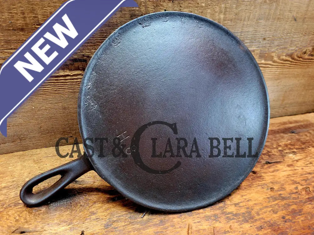 Hard To Find! 1920’S Birmingham Stove & Range Red Mountain Series #8H Cast Iron Round Griddle