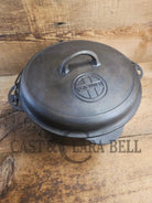 Hard to find 1920’s Griswold #9 Dutch Oven w/ Large Block Logo p/n 1279 and p/n 1289 Button-top Lid with EZ Clean