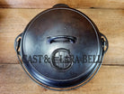 Hard To Find 1920’S Griswold #9 Dutch Oven W/ Large Block Logo P/N 1279 And 1289 Button-Top Lid