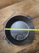 Hard to find 1920’s Griswold #9 Dutch Oven w/ Large Block Logo p/n 834 H and p/n 1289 A Button-top Lid with EZ Clean