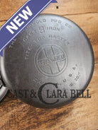 Hard to find 1920’s Griswold #9 Dutch Oven w/ Slant Logo p/n 834 H and p/n 2552 A matching block lid Dutch Ovens