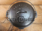 Hard to find 1920’s Griswold #9 Dutch Oven w/ Slant Logo p/n 834 H and p/n 2552 A matching block lid Dutch Ovens