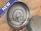Hard to find 1930’s Hammered AND Duo-Chrome Finish Griswold No. 8 Hinged Dutch Oven w/ Small Logo 2058 - Dutch Ovens