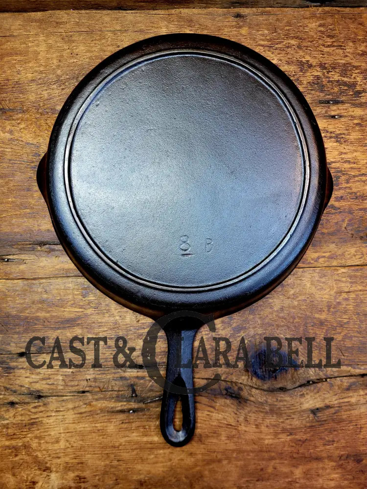 Hard To Find! 1940’S Birmingham S&R #8 (Bsr Underscore!) Red Mountain Cast Iron Skillet. Sc24