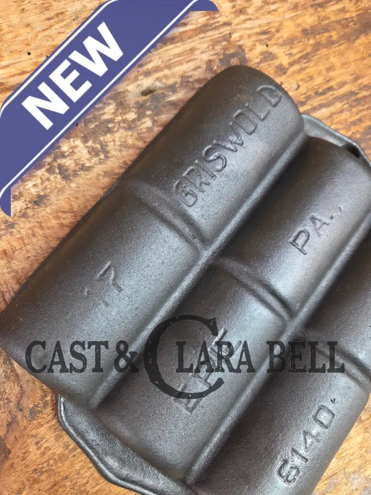 Hard to Find 1940’s Griswold No. 17 Gem Pan 6 cup 6140 Bakeware