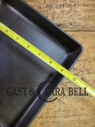 Hard to find! 1940’s Griswold No. 28 Square Fry Skillet w/ Small Block Logo & Grooved Handle. Awesome utility skillet