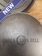 Hard to Find and GORGEOUS 1900 Era Early Wagner ’Arc’ DEEP #8 Skillet with Wagner Sawtooth Lid. What a special piece to