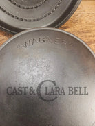 Hard to Find and GORGEOUS 1900 Era Early Wagner ’Arc’ DEEP #8 Skillet with Wagner Sawtooth Lid. What a special piece to