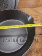 Hard to Find and GORGEOUS 1900 Era Early Wagner ’Arc’ DEEP #8 Skillet with Wagner Sawtooth Lid. What a special piece to