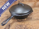 Hard to Find and GORGEOUS 1900 Era Early Wagner ’Arc’ DEEP #8 Skillet with Wagner Sawtooth Lid. What a special piece to