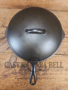 Hard to Find and GORGEOUS 1900 Era Early Wagner ’Arc’ DEEP #8 Skillet with Wagner Sawtooth Lid. What a special piece to