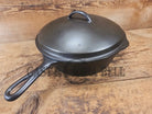 Hard to Find and GORGEOUS 1900 Era Early Wagner ’Arc’ DEEP #8 Skillet with Wagner Sawtooth Lid. What a special piece to