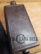 Hard to find and priced to sell! 1910’s Era Wagner Waffle Iron with matching bailed base. Don’t miss this one! Waffle