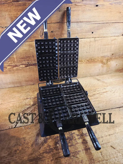Hard to find and priced to sell! 1910’s Era Wagner Waffle Iron with matching bailed base. Don’t miss this one! Waffle