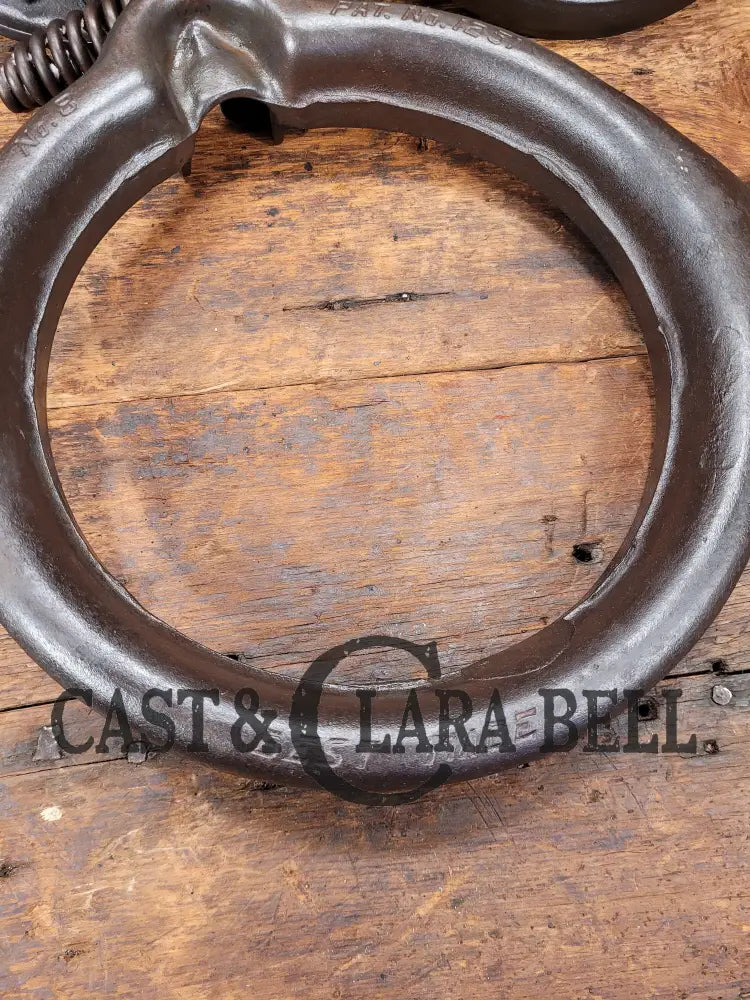 Hard To Find! Best Made Sears Roebuck & Co. By Griswold No. 8 Waffle Iron With Matching Base!