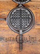 Hard To Find! Best Made Sears Roebuck & Co. By Griswold No. 8 Waffle Iron With Matching Base!