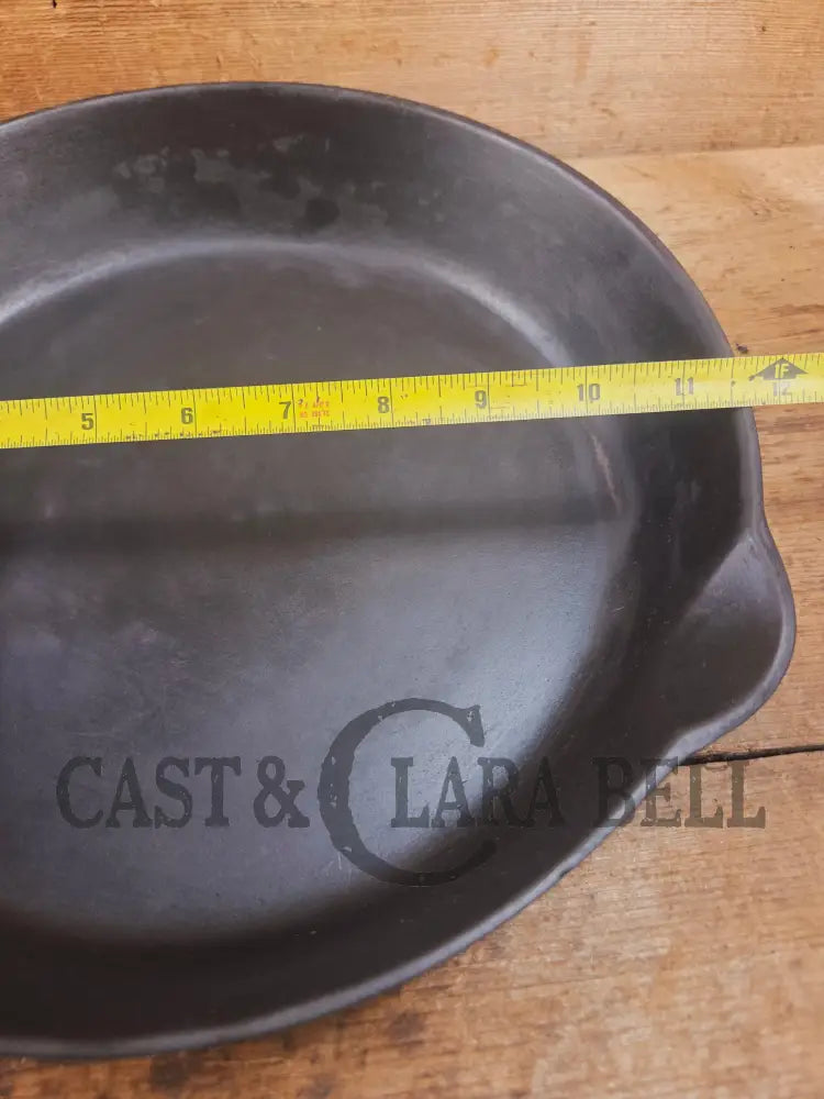 Hard to find BIG Skillet! 1920’s Griswold #10 Skillet with Large Block Logo 716 B Skillet
