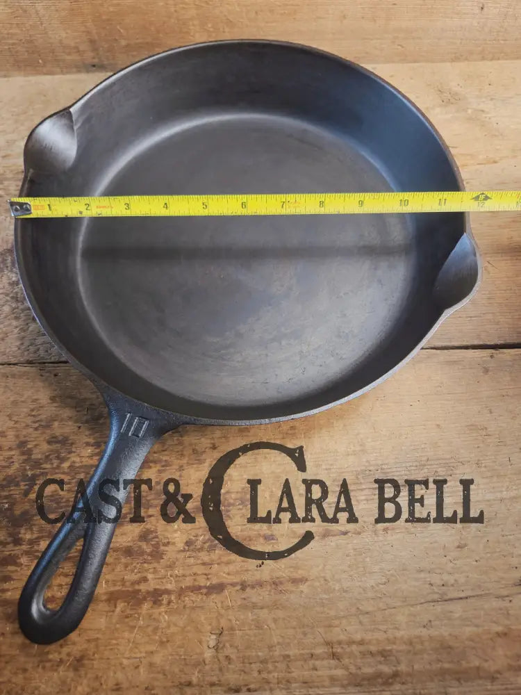 Hard to find BIG Skillet! 1920’s Griswold #10 Skillet with Large Block Logo 716 Fully restored. Getting harder to find!