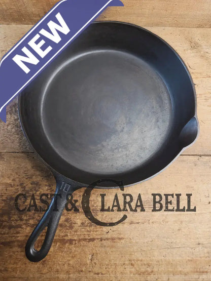 Hard to find BIG Skillet! 1920’s Griswold #10 Skillet with Large Block Logo 716 Fully restored. Getting harder to find!