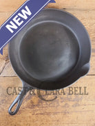 Hard to find BIG Skillet! 1930’s Griswold #10 Skillet with Large Block Logo Smooth Bottom 716 A - Skillet