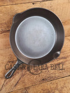 Hard to find BIG Skillet! 1930’s Griswold #10 Skillet with Large Block Logo Smooth Bottom 716 B - Skillet