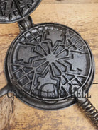 Hard to find check out the waffle pattern! 1920’s ’Keen Kutter’ by E.C. Simmons (Simmons hardware) #8 Waffle Iron with