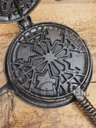 Hard to find check out the waffle pattern! 1920’s ’Keen Kutter’ by E.C. Simmons (Simmons hardware) #8 Waffle Iron with