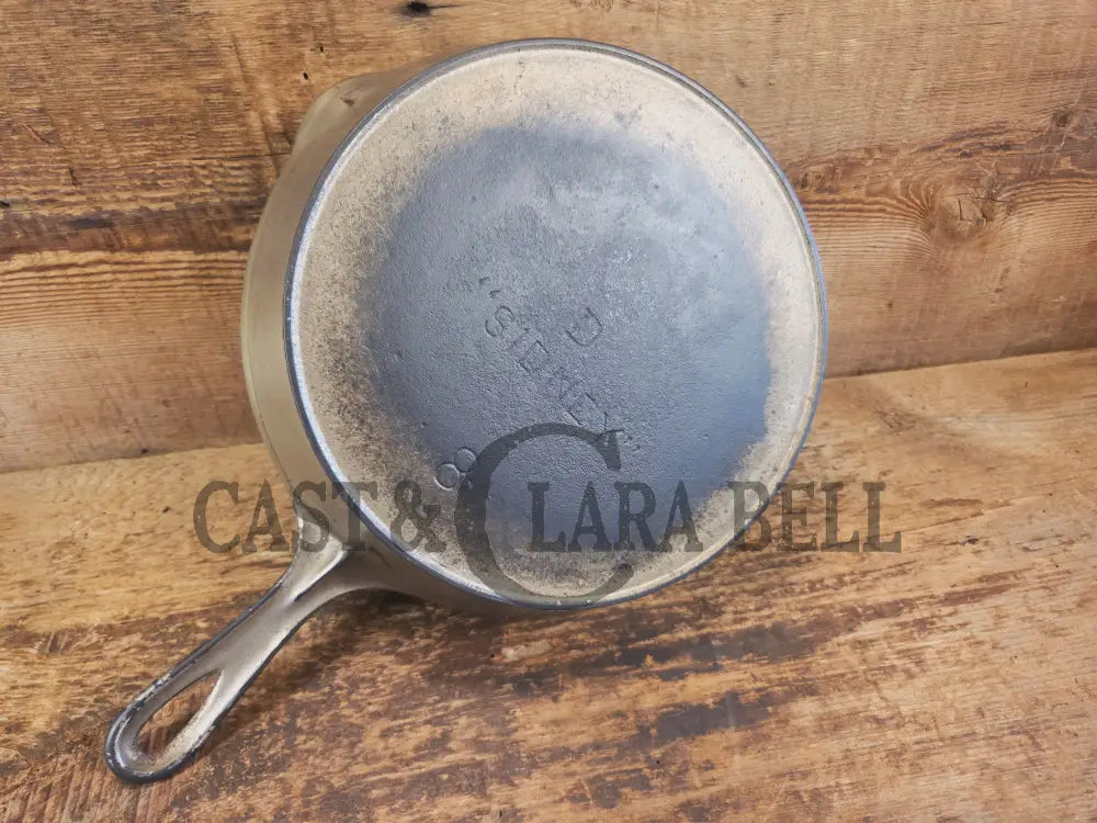 Hard to Find 1910’s Era Wagner made SIDNEY Block Logo #8 Cast Iron Skillet - Skillet